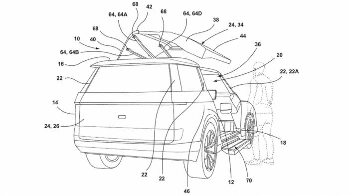 Ford: Πατέντα δείχνει SUV με τεράστια πόρτα που ανοίγει προς τα πάνω 